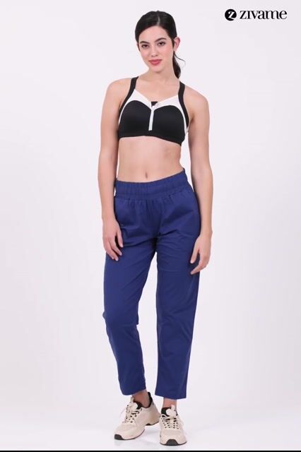 Zelocity Quick Dry Gym Track pants - Twilight Blue — video thumbnail