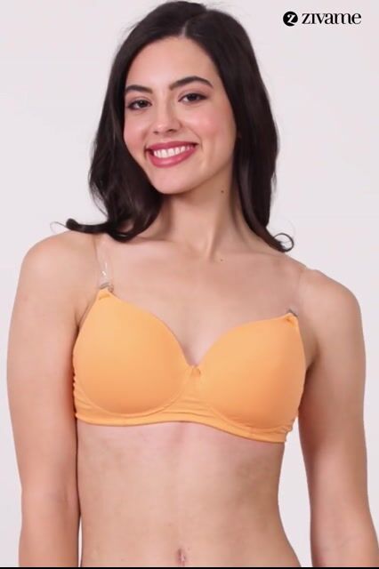 Zivame Beautiful Basics Padded Non Wired 3/4Th Coverage Backless Bra - Black2 — video thumbnail