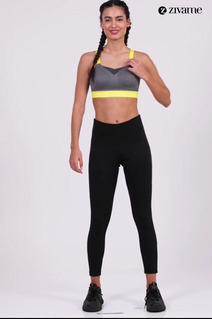 Zelocity High Impact Quick Dry Padded Sports Bra - Roebuck — video thumbnail