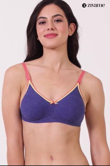 Zivame Desi Kitsch Double Layered Non Wired 3/4th Coverage Backless Bra - Mellow Yellow — video thumbnail