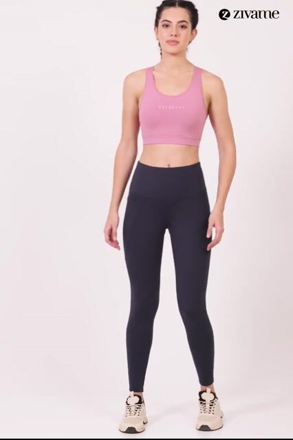 Zelocity Quick Dry Training Leggings - Posy Green — video thumbnail