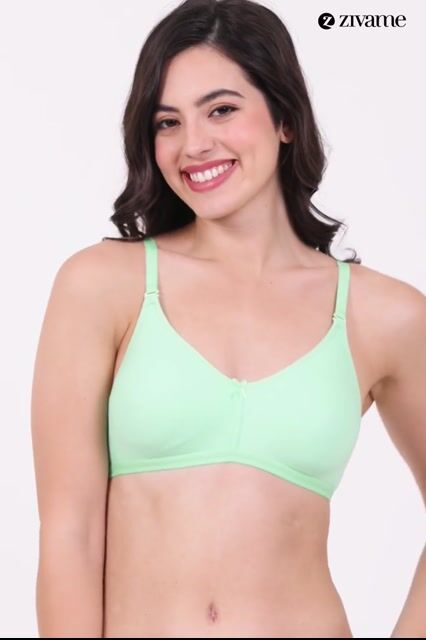 Zivame Double Layered Non Wired 3/4th Coverage T-Shirt Bra - Dusty Cedar — video thumbnail