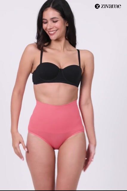 Zivame Tummy Control Midwaist Hipster Panty - Black — video thumbnail
