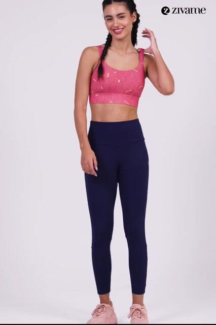 Zelocity High Impact Quick Dry Sports Bra - Faience — video thumbnail
