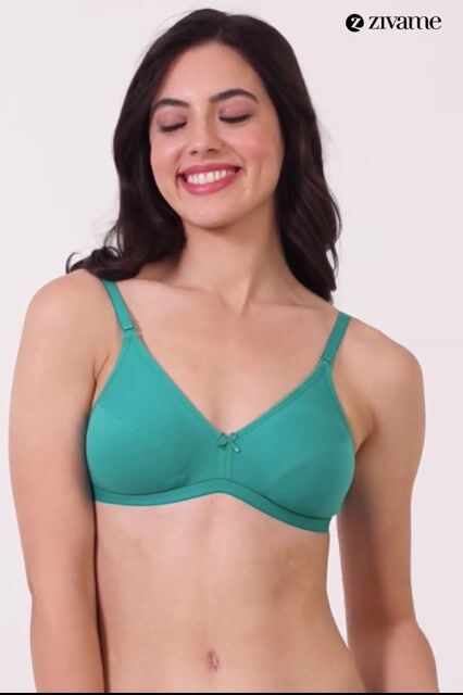 Zivame Beautiful Basics Double Layered Non Wired 3/4th Coverage Backless Bra - Mineral Red — video thumbnail