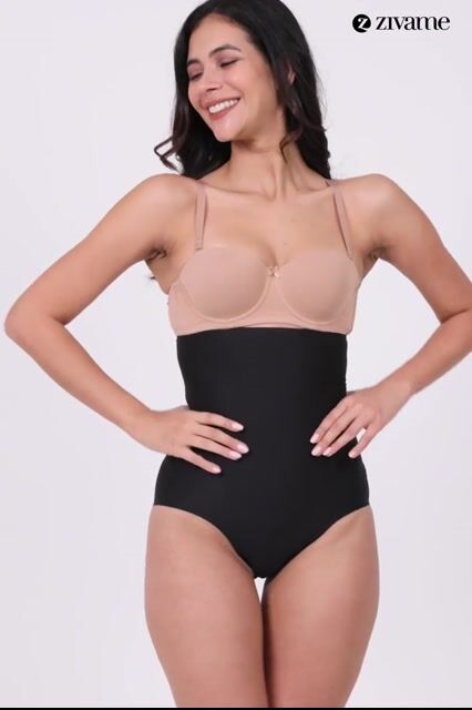 Zivame All Day Highwaist Shaper Brief - Black — video thumbnail