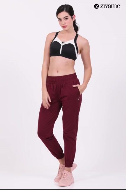 Zelocity Quick Dry Gym Joggers - Windsor Wine — video thumbnail