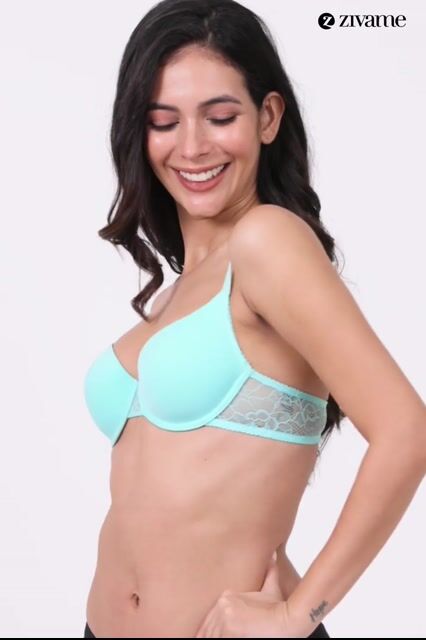 Zivame Beautiful Basics Padded Wired Medium Coverage T-Shirt Bra - Chinese Red — video thumbnail