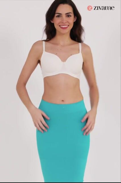 Zivame All Day Seamless Mermaid Saree Shapewear With Removable Drawcord - Mustard1 — video thumbnail