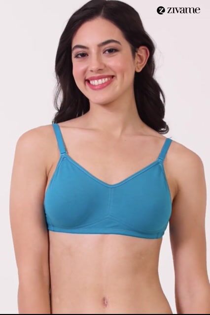 Zivame Beautiful Basics Double Layered Non Wired 3/4th Coverage Backless Bra - Cerise — video thumbnail