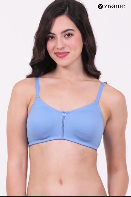 Zivame Essentials Double Layered Non Wired Full Coverage Bra - Carmine — video thumbnail
